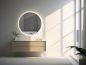 Preview: Runder Smart Mirror mit LED-Beleuchtung